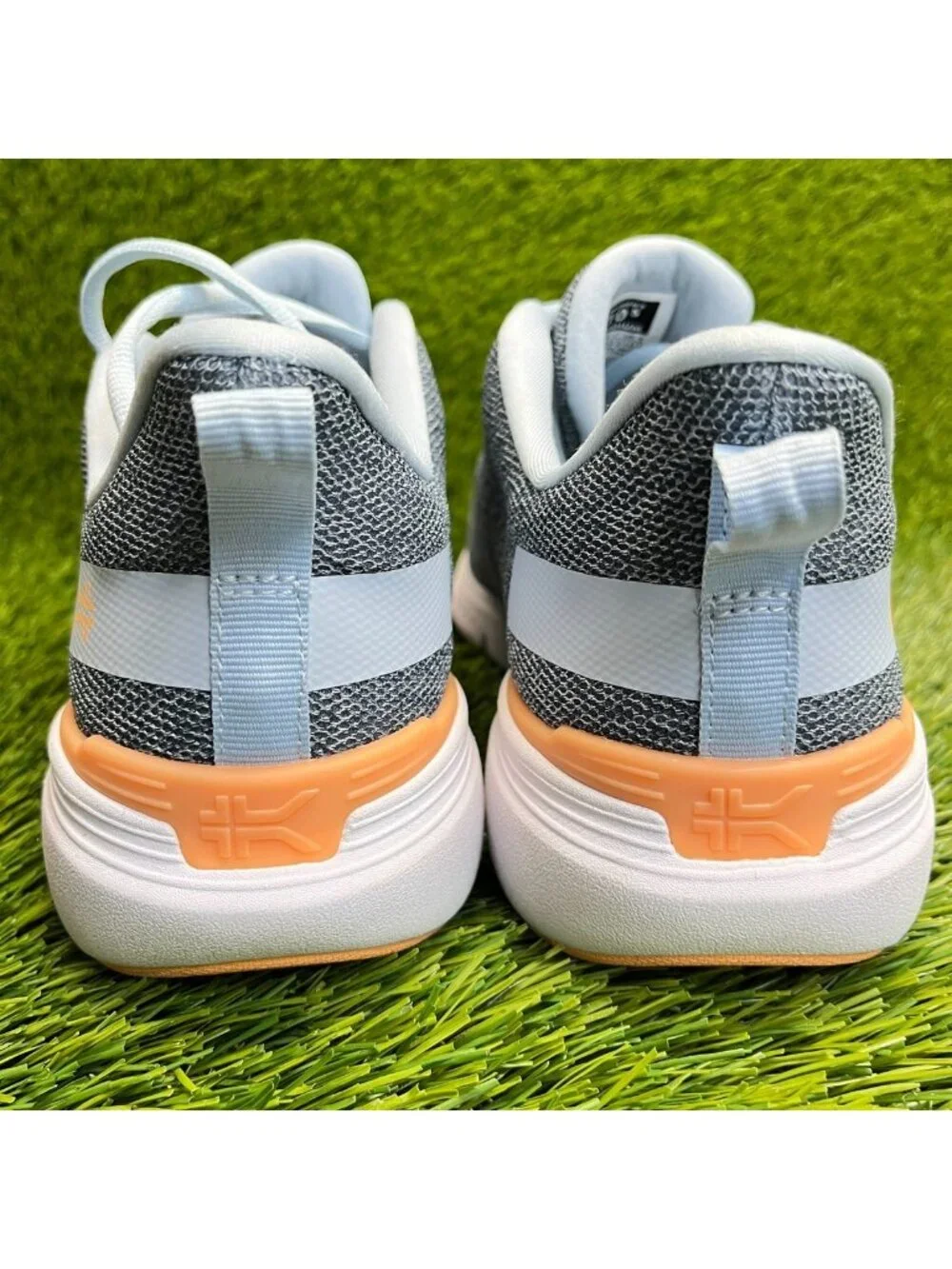 Kuru Flex Via Womens Size 10.5 Blue White Orange Athletic Running Shoes Sneakers